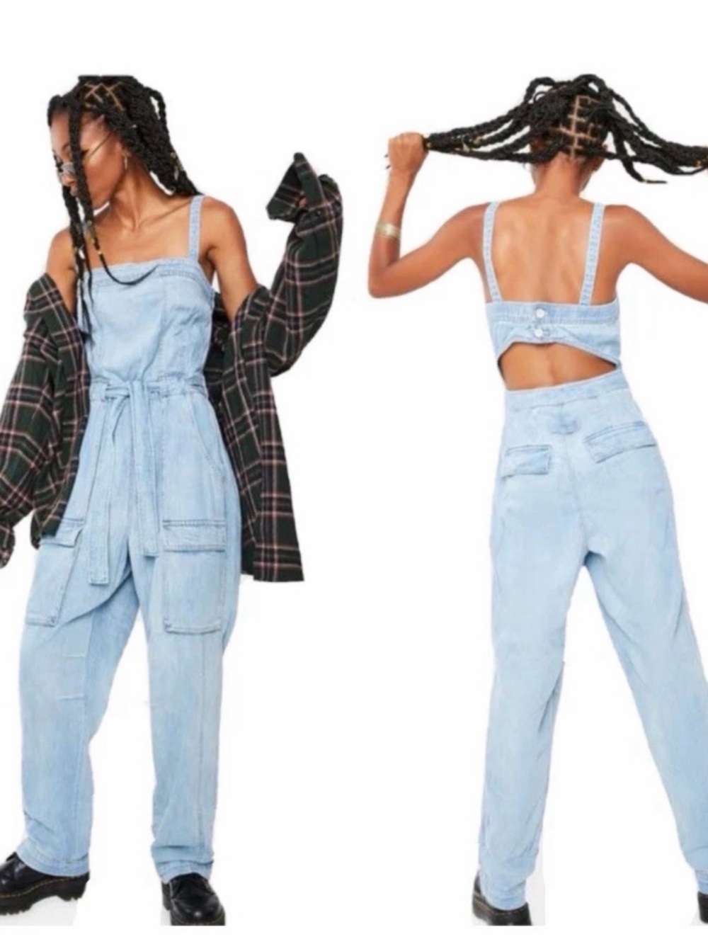 Free People Go West Utility Cargo
Mirage Blue